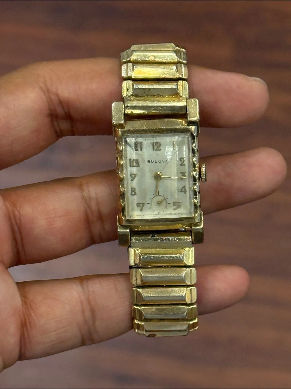 Bulova Vintage Mens His Excellency 10K Gold Filled rare winding watch
